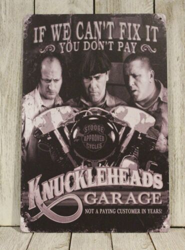 Placa de Metal de Lata Knuckle - Auto Repair Shop avaliação e preço