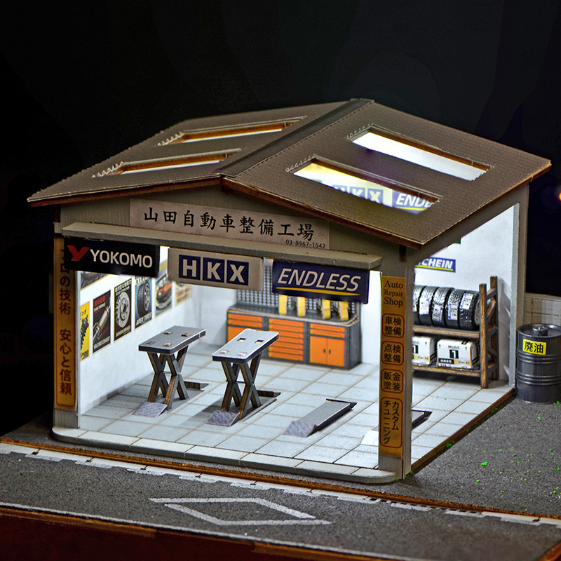 Kit de Diorama de Oficina de R - Auto Repair Shop avaliação e preço